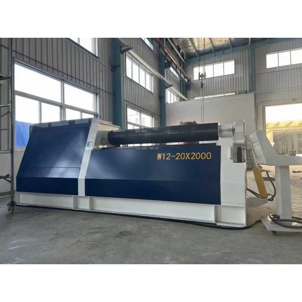 PLC Control CNC 4 Roller Plate Rolling Machine W12-20*2000MM