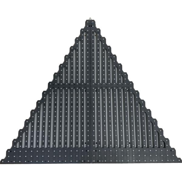 P16 Outdoor IP66 Transparent Flexible LED Mesh Screen For Building Facade