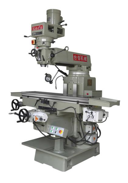 Buy X Y Z Axis Auto Feed Turret Vertical Milling Machine Long Term Lifespan Spindle at wholesale prices