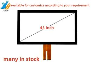 Quality 43 Inch Multi touch projected capacitive (PCAP) GG GFF touch screen panel waterproof oilproof pen touch glove touch lcd display led monitor Anti-UV for sale