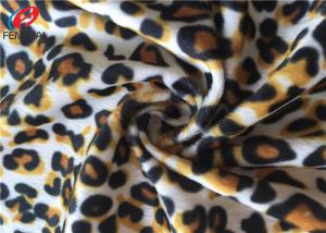 Quality Upholstery Material Printed Polyester Velvet Fabric Soft Plush Velboa Fabric for sale