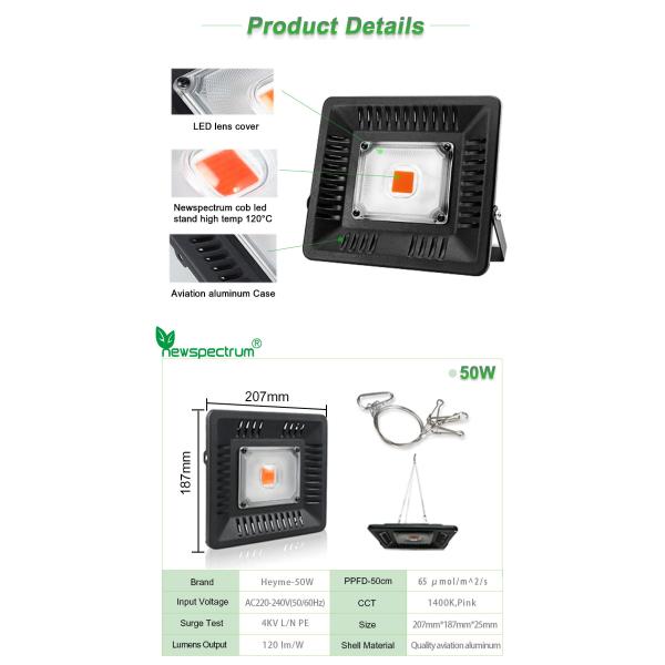 Phytolamp Light Bar Module 50W IP65 Plant Grow Light Voltage 240V