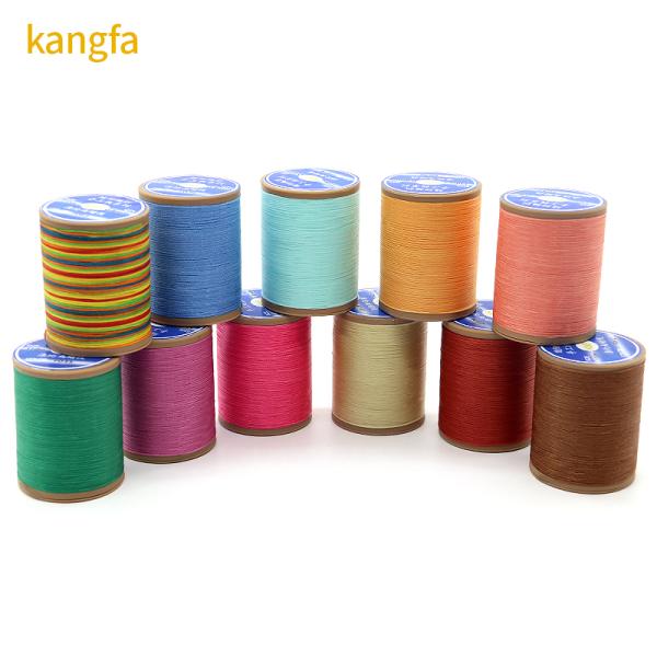 Polyester 0.8mm Flat Wax Thread for Hand Sewing Leather DIY Small Roll Manual Thread