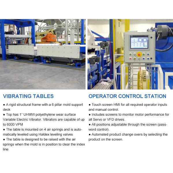 Customized Wet Cast Concrete Artificial Stone Manufacturing Machine
