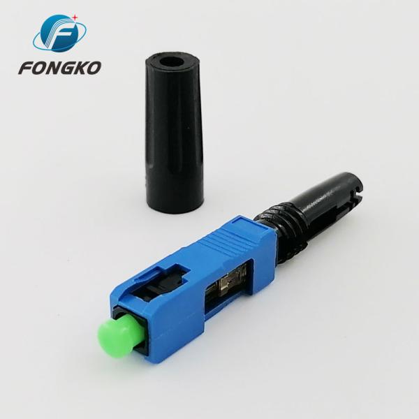 Field Assembly Fiber Quick Connector Singlemode Optical SC UPC
