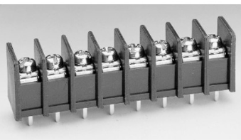 Barrier terminal block 27SS-11.0mm 2-15P 300V 30A barrier type terminal block black PBT 27ss