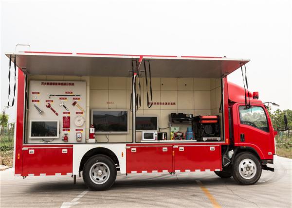 Buy ISUZU Chassis Publicity Fire Equipment Truck with  13 Sets Communication Modules at wholesale prices