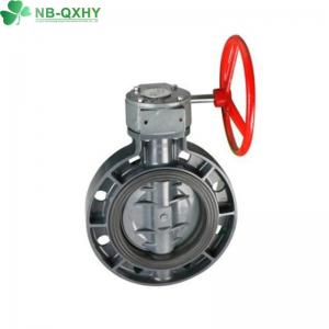 Quality Materials Flange Connection Handle Lever Gear Butterfly Valve for DIN ANSI JIS Standard for sale