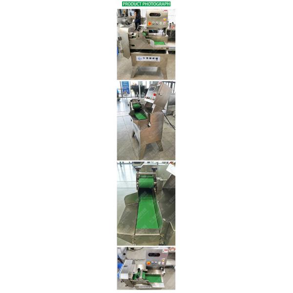1180mm 300kg/H 0.37kw Leafy Vegetable Slicer Machine