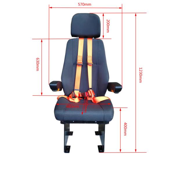 Angle Adjustable Pilot Yacht Seat Static Seat Multifunction