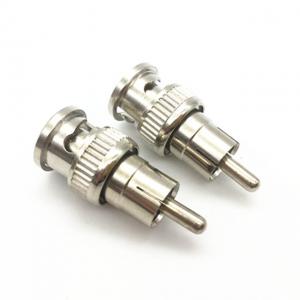 Quality ROHS Audio Camera  Nickel Plated  Mini  Bnc Male To Rca Male Adapter for sale
