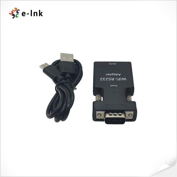 Buy Mini RS232 to Wifi Adapter RS232 Wireless Extender Transparent Transmission Wifi-RS232 adapter No Drive Telnet Protocol at wholesale prices