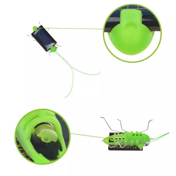ABS Material Insect Army Solar Toy Solar Energy Grasshopper Toy Small Insect Education Toy Juguetes Solares