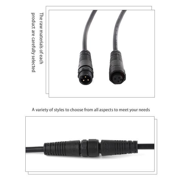 Led Strips M12 Ip68 4A Waterproof Circular Connector