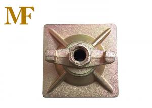 China Combination Plate Construction Formwork Accessories , Casted Wing Nut Square Plate on sale