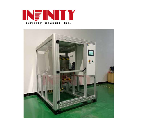 IEC60068 Acrylic Enclosure Cellphone Reel Drop Impact Tester 350mm Drop Height AC220V 50Hz 5A