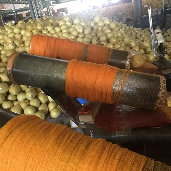 Red HDPE Fruit And Vegetable Mesh Net Bag Packing