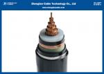 Single Core MV Armoured Electrical Cable IEC60502 Black Or Customized Out Sheath