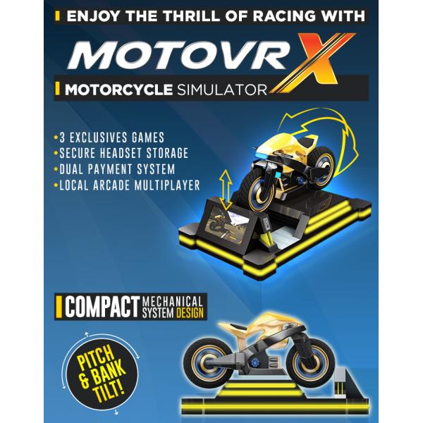 Multiple Players Motion Simulator Ride , Black 1500w Electric Racing VR Motion Ride