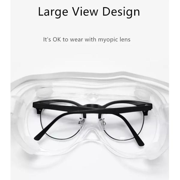 UV Blocking Medical Safety Glasses Optical Polycarbonate Material Eco Friendly