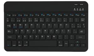 China 9.7-inch Bluetooth keyboard, multiple color options, 6.4mm thick and 183g lightweight design. Bluetooth 3.0 dual-mode connection on sale