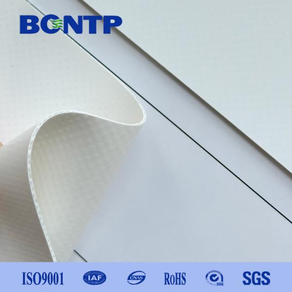 UV Resistant Water Proof Tarpaulin PVC Coated Polyester Fabric For Side Curtain
