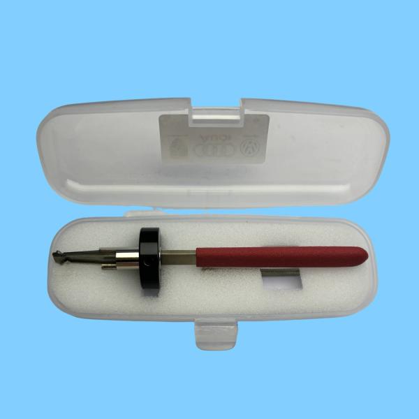 Portable Hu66 Lock Pick Compact Inner Groove Lock Pick With Red Hadle