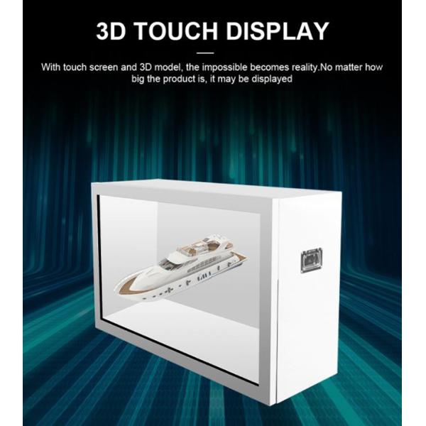 NEW Technology HD 1080P LCD Monitor Showcase 55 inch lcd transparent display box for exhibition