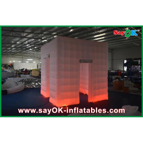 Inflatable Party Decorations White Portable Inflatable Photo Booth , Durable Inflatable Party Tent