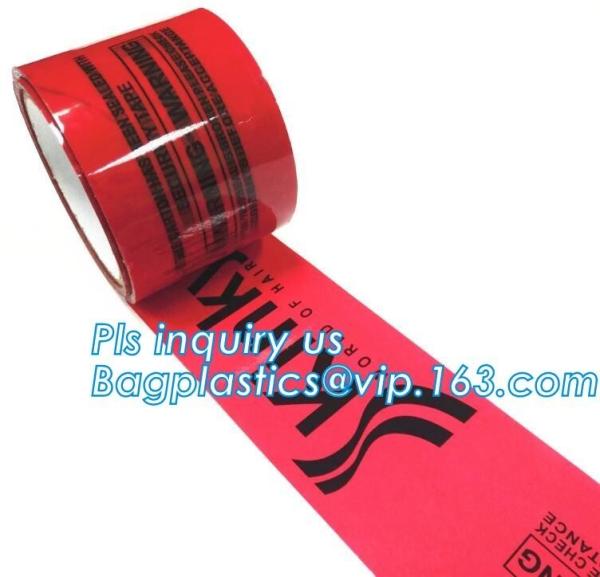 Buy Security void tape,Tamper Evident Security Void Tapes,Red Tamper Evident Void if Opened Security Tape PET Backing Materi at wholesale prices