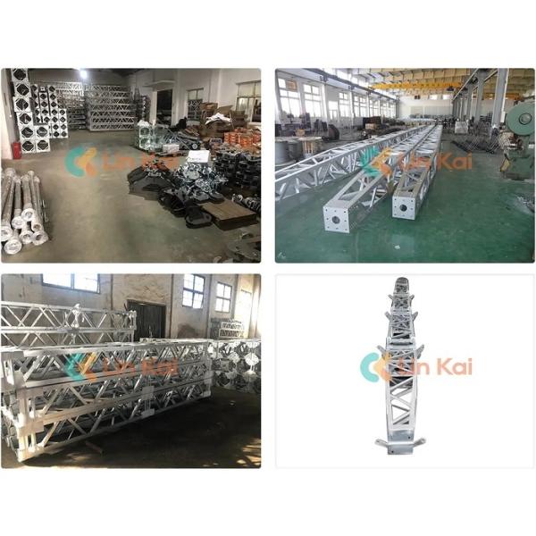 A Type Aluminum Alloy Gin Poles In Tubular Construction