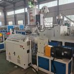 Deep Screw PVC Single Wall Corrugated Pipe Extruder Machine Customized Request