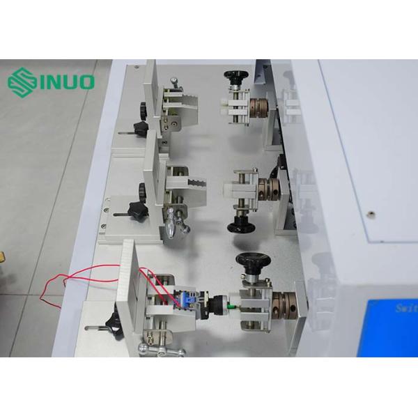 IEC 60669-1 Switch Plug Socket Endurance Tester 6 Linear And Rotary Stations PLC Control