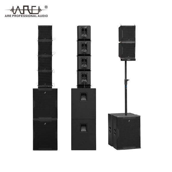 ARE AUDIO passive single 10 inch outdoor line array speaker immersive experience for corporate events