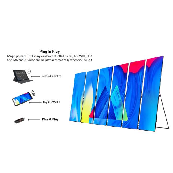 Creative LED Display LED Poster For Department Stores High Resolution Flexibility Real-Time Updates Energy Saving