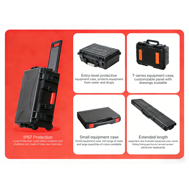 Portable Waterproof And Shockproof Toolbox Professional Instrument Protection Box All-Round Safety Protection
