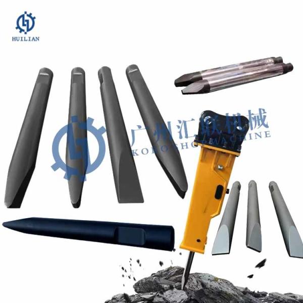 Buy Hydraulic Breaker Jack Hammer Chisel for F1 F2 F3 F4 F5 F6 F9 F12 F19 F22 F20 F27 F35 F30 F45 F70 F100 Excavator Breaker Chisel at wholesale prices