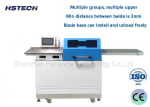 China LED Hard Strip V Cut Line Pcb Separator Machine Automatic Multiple Blade Pcb Separating Machine High Speed Steel Tool on sale