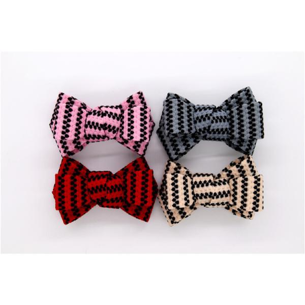 girl shoe-trimmed bow/Chequered coloured bow/Handmade coloured bow Lace, ribbon, mesh Various colors