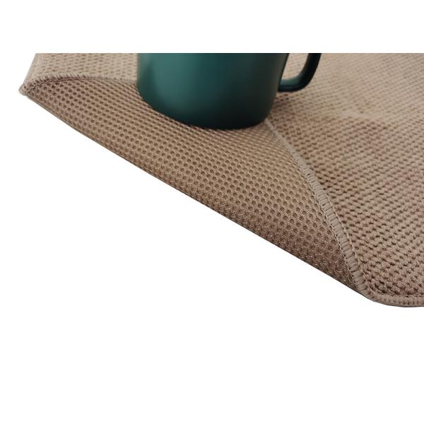 Washable Absorbent Size18 X 16inch Microfiber Dish drying Mat