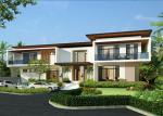 Easy Build Light Steel Prefab Villa High Performance Glass Wool Insulation With