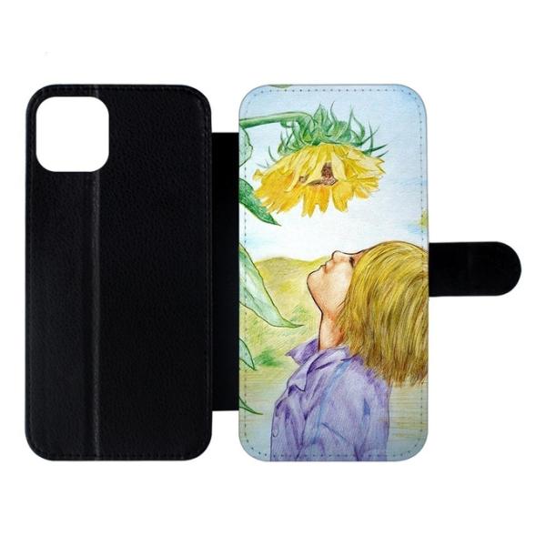 Shockproof IPhone Flip Wallet Sublimation Phone Cases