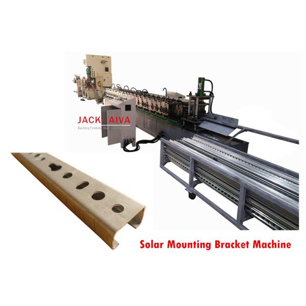 Customized Solar Structure Roll Forming Machine 7.5kw Solar Bracket Roll Forming Machine