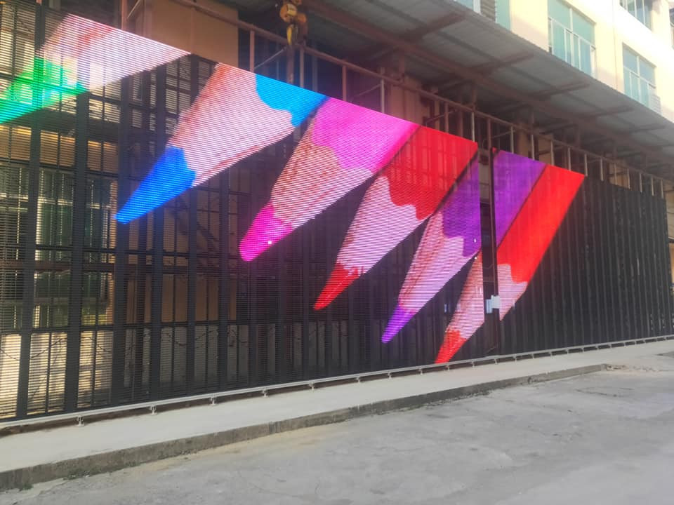 Quality Waterproof Transparent Digital Display Led Transparent Screen with IP43 Protection for sale