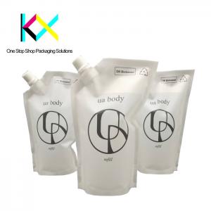 China Food Grade Liquid Packaging Pouch Liquid Stand Up Pouch With Spout 120um-140um on sale