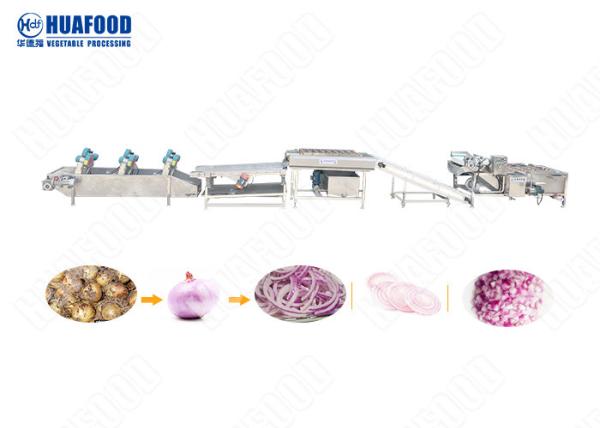 500kg / H AutomaticFruit And Vegetable Processing Line Fruit And Vegetable