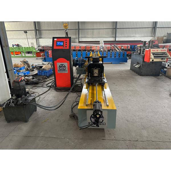 2.5mm 50*50mm tracking cutting angle bead roll forming machine in Cambodia