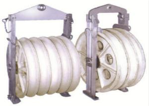 China Transmission Line Stringing Tools OPGW Conductor Stringing Block Pulley Block on sale