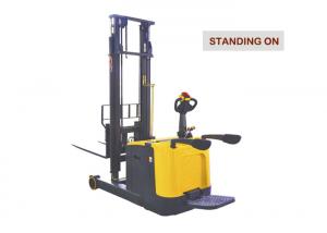 Quality Electric Stacker Warehouse Forklift Trucks Counterbalanced With Low Voltage Protection for sale