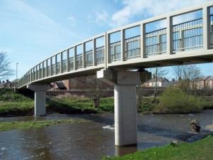 Quality Prefabricated Steel Truss Pedestrian Bridge Design Bailey Bridge Structures for sale